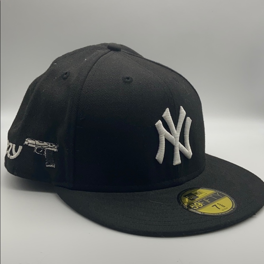 Custom Black Mew York Yankees Cap